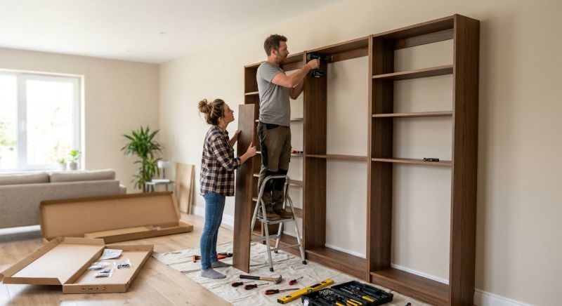 Bookcase Construction in Charlotte, NC