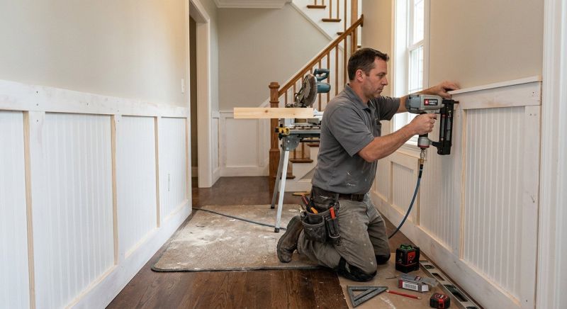 Chair Rail Installation in Wilmington, NC