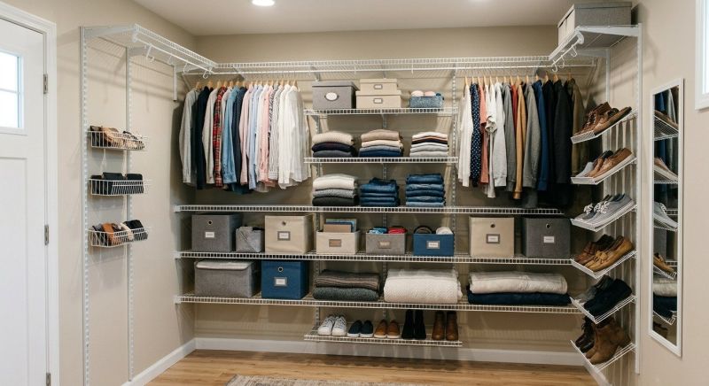 Closet Shelving Installation in Charlotte, NC
