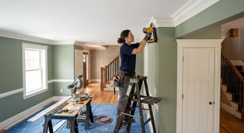 Crown Molding Renovation in Wilmington, NC