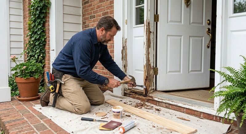 Exterior Door Trim Repair in Kansas City, KS