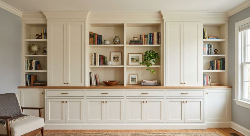 Fireplace Cabinet Installation in Charlotte, NC