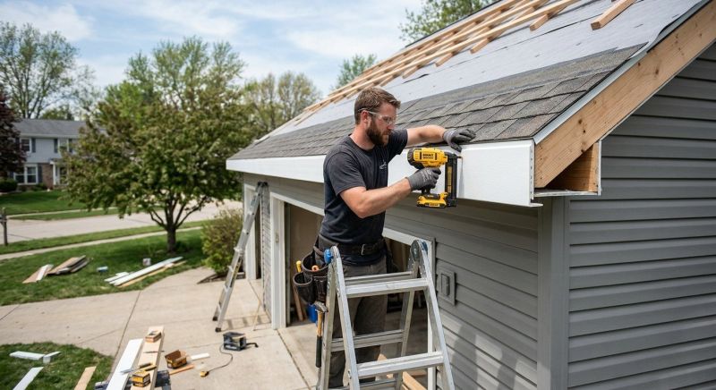 Garage Fascia Replacement in Alpharetta, GA