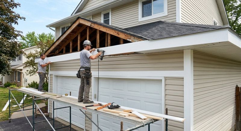 Garage Fascia Replacement in Wilmington, NC