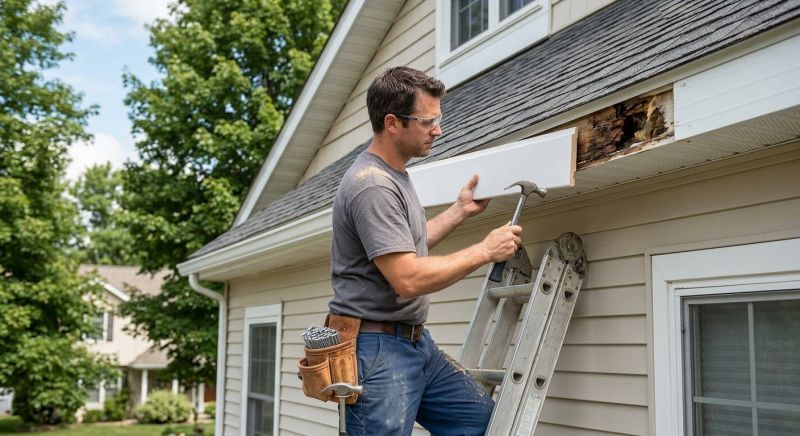 Metal Fascia Repair in Alpharetta, GA