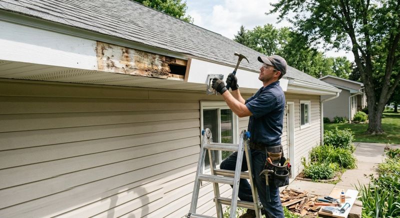 Metal Fascia Repair in Olathe, KS