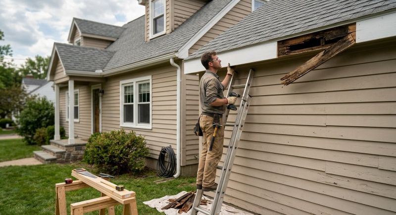 Rotted Fascia Repair in Olathe, KS