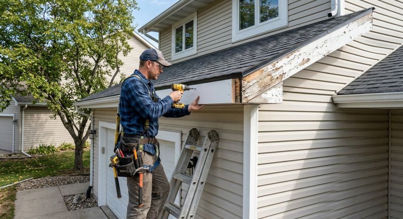 Rotted Fascia Repair in Olathe, KS