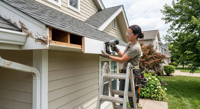 Rotted Fascia Repair in Kansas City, KS